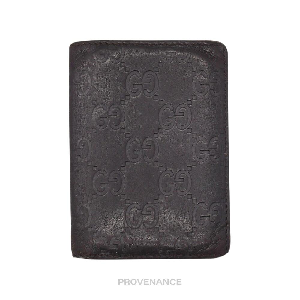 🔴 Gucci Pocket Organizer Wallet - Chocolate GG Guccissima